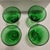 1950s 1950s Forest Green "Boopie / Burple" Sherbet Champagne Glasses Anchor Hocking - Set of 8 For Sale - Image 5 of 8