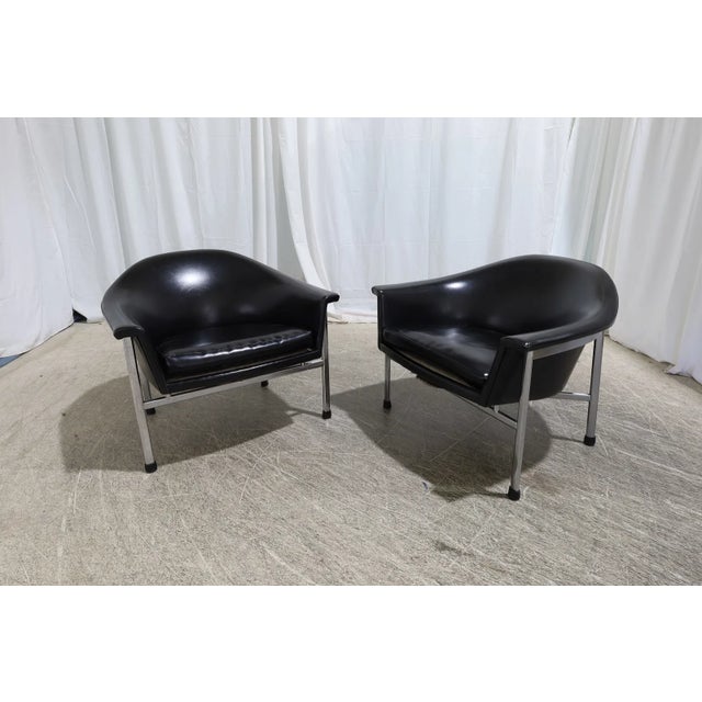Arne Halvorsen Pair of Arne Halvorsen Lounge Chairs for Sørli Møbler, Norway, 1960s For Sale - Image 4 of 9
