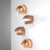 Metal Semicircular Wall Lamps in Patinated Copper from Daro, Denmark, 1960s, Set of 2 For Sale - Image 7 of 7