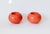 Vinage Orange Porcelain Tealight Candleholder Set by Arzberg Germany - a Pair For Sale - Image 12 of 12