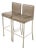 Steelcase Coalesse Modern Leather and Chrome Bar Stools, Pair For Sale