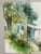 Marilyn Simandle Oldest House Framed Watercolor, Circa 1976 For Sale - Image 9 of 11