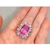 Classic Italian Bochic "Capri" Ruby & Tanzanite Ring Set In 18K Gold & Silver For Sale - Image 16 of 18