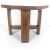 Brown Vintage Oak Plant Stand Wood Stool Octagonal For Sale - Image 8 of 14