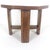 Brown Vintage Oak Wood Octagonal Stool or Plant Stand For Sale - Image 8 of 14