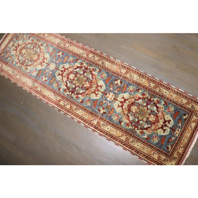 Early 20th Century Small Narrow Vintage Turkish Rug no. j5247 For Sale - Image 5 of 10