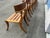 Teak Klismos Patio Dining Chairs. - Set of 6 For Sale - Image 16 of 17