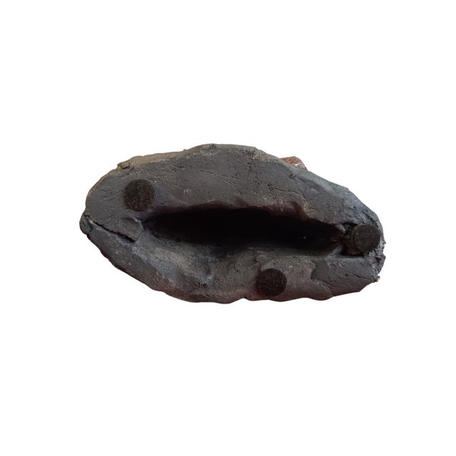Jean Linard, Raku Owl Sculpture by Jean Linard, 2002, Ceramic For Sale - Image 9 of 10