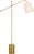 Traditional Suzanne Kasler by Visual Comfort Signature Frederick 52" Pivoting Floor Lamp in Hand-Rubbed Antique Brass with Linen Shade For Sale - Image 3 of 3