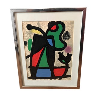 Original Miro Lithograph From Derriere Le Miroir For Sale