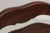 Brown Pair of Rush Seat Barrel Back Chairs For Sale - Image 8 of 16