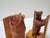 Brown Wooden Black Forest Bookends with Hand-Carved Bears by Geschwister Sarbach, Switzerland, 1930s, Set of 2 For Sale - Image 8 of 16