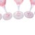 Glass 1929 Cambridge Glass Pink Etched Cordial Glasses, Etch 740, Set of 5 For Sale - Image 7 of 13