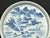 Chinese Latre 20th Century Chinese Art Porcelain Blue and White Plate Mountain Scenery Design For Sale - Image 3 of 11