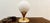 Brass Table Lamp with Satin White Sphere, in Very Good conditions. Designed 1960 to 1969 European Plug (up to 250V).The...