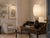 Large Sculptural Ceramic Table Lamp Base by Atelier Cérenne, Decor by Jacquet (50 cm / 19.7 in), Sgraffito “Kneeling Nude”...