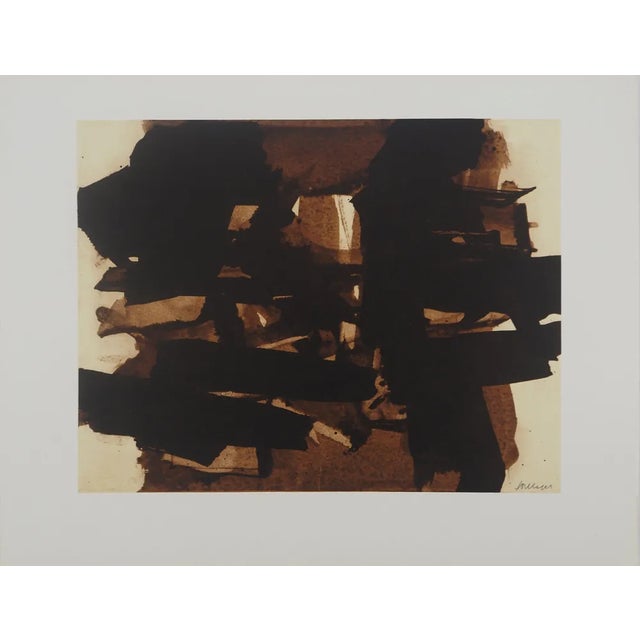 Pierre Soulages, After a Painting II from 1960, Photogravure For Sale