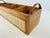 Vintage Indonesian Wood and Woven Rattan Four-Compartment Storage Caddy For Sale - Image 9 of 15
