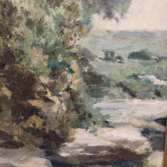 Ricard Arenys Galdón, Landscape with Shepherd, 1950s, Oil on Canvas, Framed For Sale - Image 12 of 18