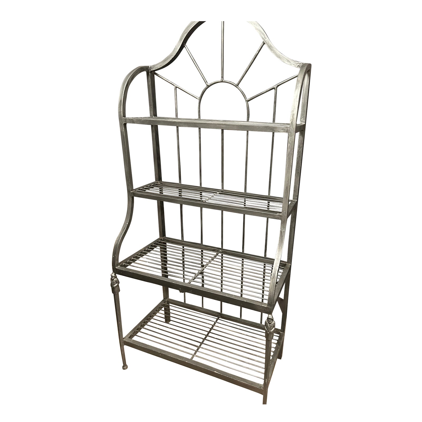 1990s Vintage Metal Baker’s Rack | Chairish