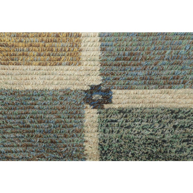 Hand-knotted in pure wool, this 2x3 contemporary Scandinavian-style rug joins Rug & Kilim’s Scandinavian collection as an...