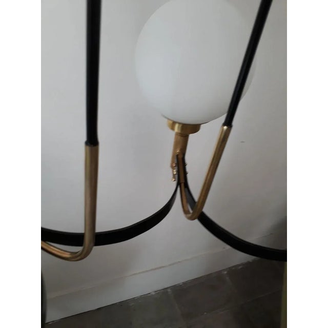 Mid-Century Modern Mid-Century Modern 6-Light Pendant Lamp from Stilnovo For Sale - Image 3 of 16