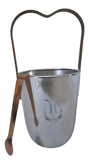 Vintage 1960s Revere Stainless Ice Bucket