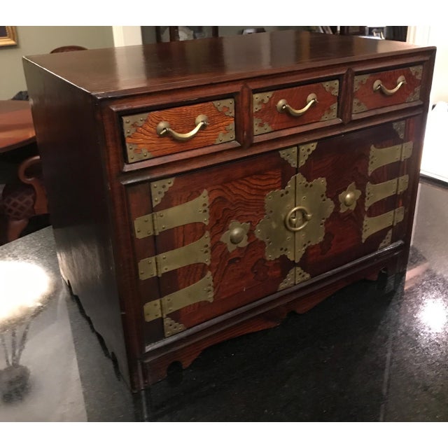Mid 20th Century Korean Jewelry Chest Dresser Organizer For Sale - Image 10 of 10