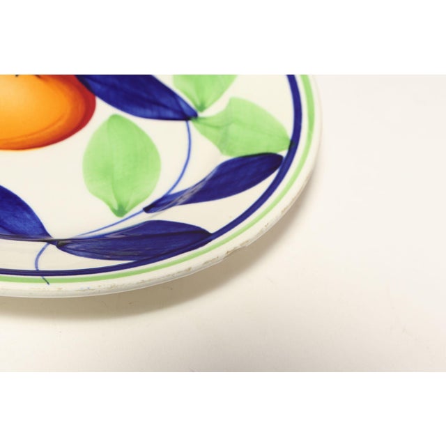 Set of Nine Vintage Italian "Orange" Fruit Motif Plates by Richard Ginori For Sale - Image 13 of 18