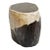 Vintage Petrified Wood Stump Side Table For Sale