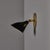 Gino Sarfatti 1960s Gino Sarfatti Model #26b Black and Brass Wall Lamp for Arteluce For Sale - Image 4 of 18