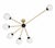 Vintage Brass and Glass Chandelier from Stilnovo, 1960s For Sale - Image 9 of 9