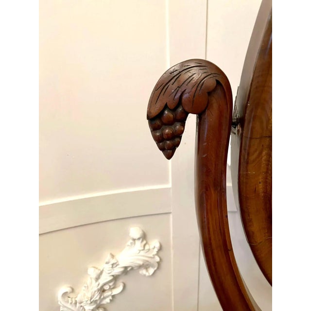 Antique Mahogany Dressing Table Mirror For Sale - Image 10 of 11