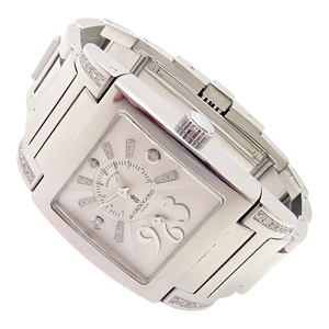 De Grisogono Stainless Steel Diamond Ladies Dual Time Instrumentino Watch