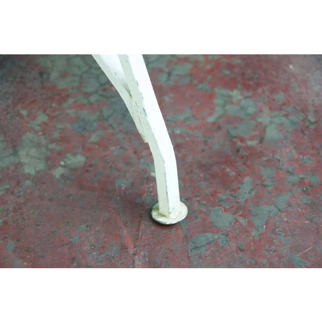 White 1950s Salterini Iron Lounge Chairs - A Pair For Sale - Image 8 of 9