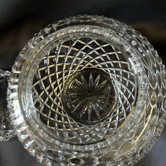 Fifth Avenue Crystal Lidded Ginger Jar – Heavy Cut Crystal Vanity Vessel For Sale - Image 9 of 12