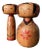 Vintage Japanese Kokeshi Figurines, 1950s, Set of 2 For Sale