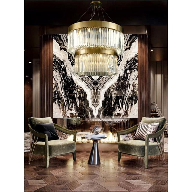Collection Topazio Wall Lamp in Metal and Crystal by Jago For Sale - Image 13 of 15