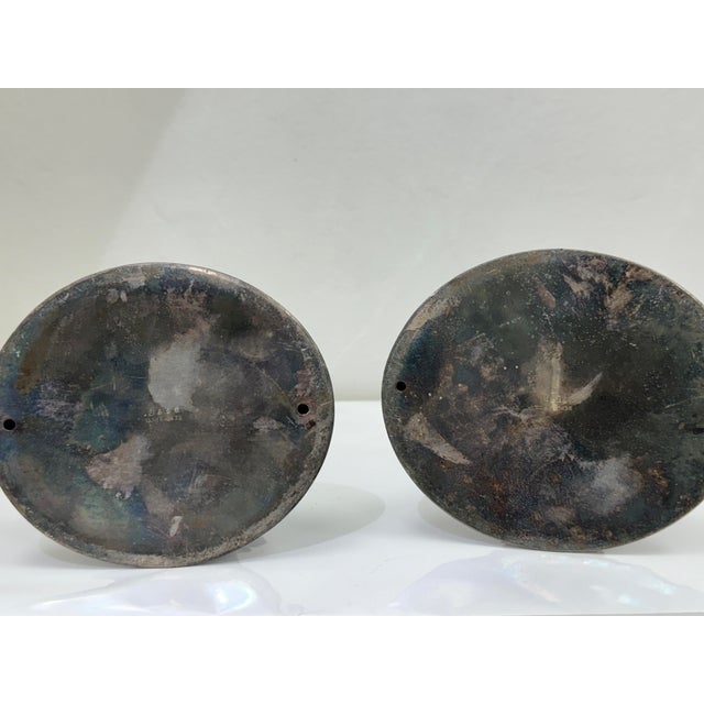 Silver Late 20th Century Derby Silver Company Candle Holders - a Pair For Sale - Image 8 of 9