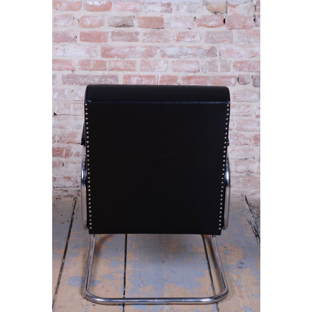 1930s Art Deco Lounge Chair by W.H. Gispen for Mücke-Melder, Czech Republic, 1930s For Sale - Image 5 of 13