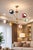 Transform your space with this multi-color 6 arm brass sputnik chandelier, inspired by iconic mid-century modern design....