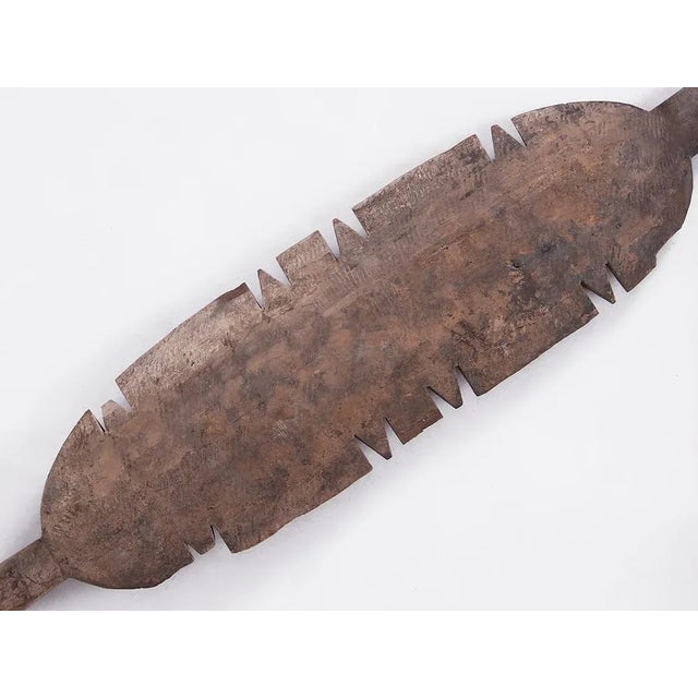 Large Mid-Century Bedouin Tent Beam in Wood, Sahara For Sale - Image 11 of 12