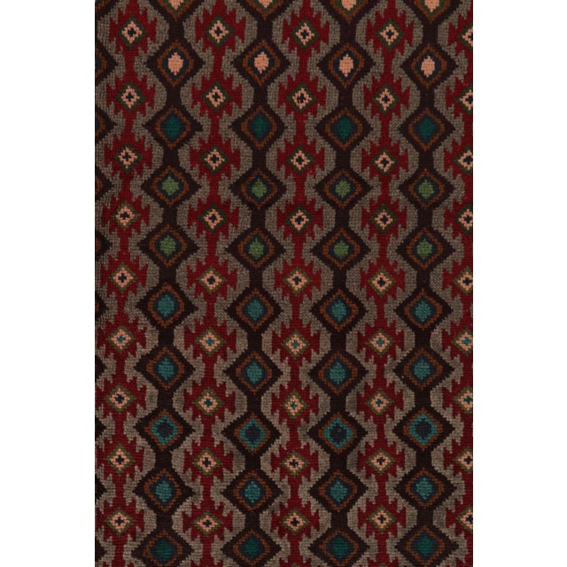 Rug & Kilim’s Baluch Tribal Rug With Colorful Geometric Patterns For Sale In New York - Image 6 of 7