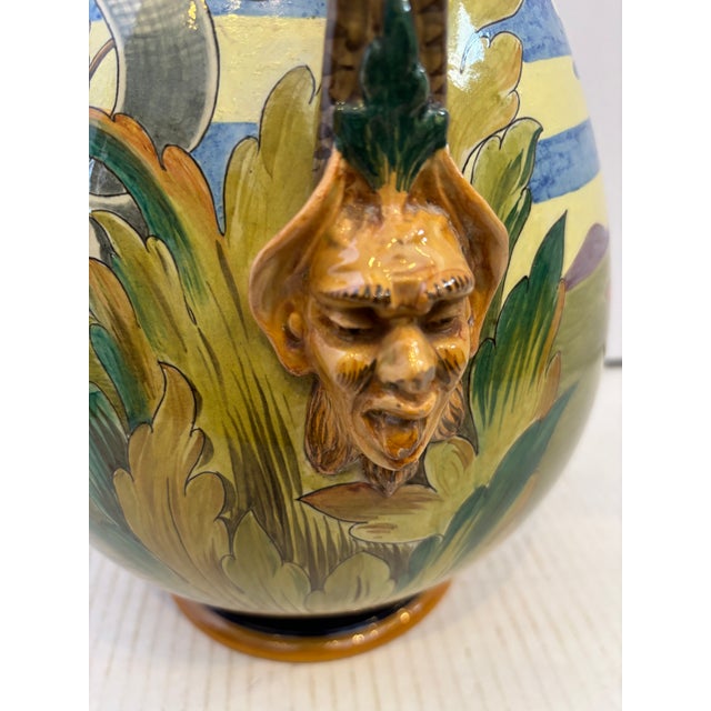 Rare 19th Century Ginori Figural Vase For Sale - Image 9 of 13