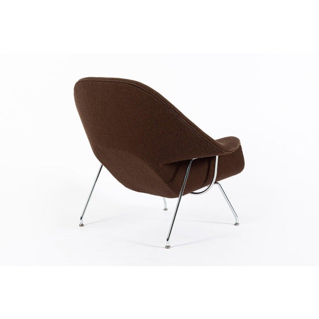 Metal Early Restored Mid Century Brown Womb Lounge Chair by Saarinen for Knoll, Multiples/Custom Available For Sale - Image 7 of 17