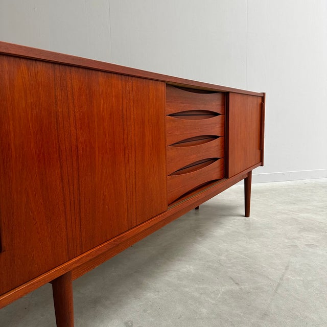 Wood Vintage Scandinavian Teak Sideboard, 1960s For Sale - Image 7 of 16