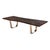 Safari" Dining Table with Bronze and Live Edge Top, Handmade The world needs icons. Those exceptional few that stand clear...