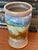 Midcentury Handmade Glazed Pottery Vase For Sale - Image 6 of 6