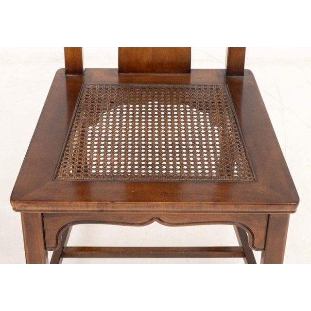 Henredon Henredon Chinese Style Mahogany Dining Chairs, 8 For Sale - Image 4 of 18