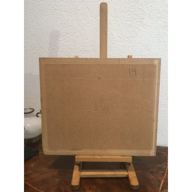 Michel Gemignani, Abstract Composition, Oil on Canvas, 1980s For Sale - Image 3 of 4